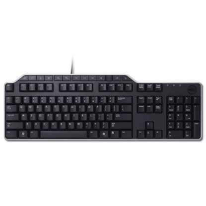 Attēls no Keyboard : Russian (QWERTY) Dell KB-522 Wired Business Multimedia USB Keyboard Black