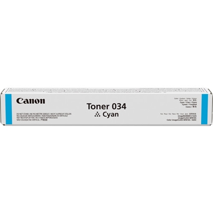 Picture of Canon 034 toner cartridge 1 pc(s) Original Cyan