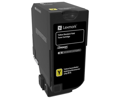 Изображение Lexmark CS720 toner cartridge 1 pc(s) Original Yellow