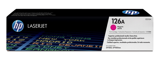 Picture of HP 126A  Magenta Toner Cartridge, 1000 pages, for Color LaserJet CP1025, Pro 100, Pro 200, M275 series