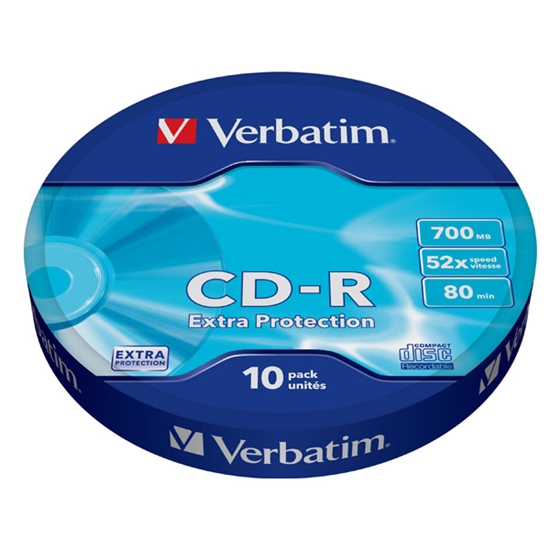 Picture of Verbatim CD-R 52X 700MB 10PK OPS Wrap EP 10 pc(s)