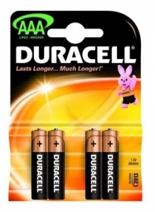 Picture of Baterijas Duracell AAA Alkaline 4pack