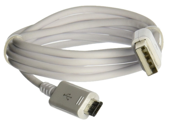 Изображение Samsung USB/microUSB USB cable 0.9 m USB 2.0 Micro-USB A USB A White