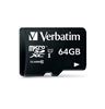 Picture of Verbatim Tablet U1 microSDHC Card with USB Reader 64GB