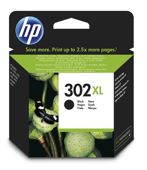 Picture of HP 302XL High Yield Black Original Ink Cartridge