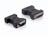 Picture of Delock Adapter DVI 24+5 female  VGA 15pin male