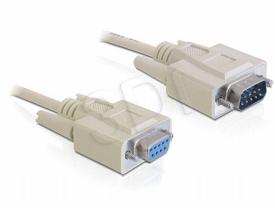 Изображение Delock Cable RS-232 serial Sub-D9 male  female 5 m