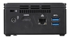 Изображение Gigabyte GB-BACE-3160 PC/workstation barebone 0.69L sized PC Black J3160 1.6 GHz