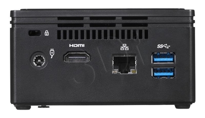 Picture of Gigabyte GB-BACE-3160 PC/workstation barebone 0.69L sized PC Black J3160 1.6 GHz