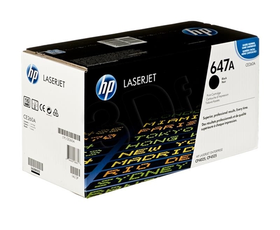 Picture of HP Toner CE 260 A black No. 647 A