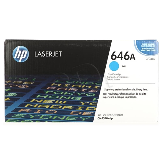 Изображение HP 646A Cyan Original LaserJet Toner Cartridge