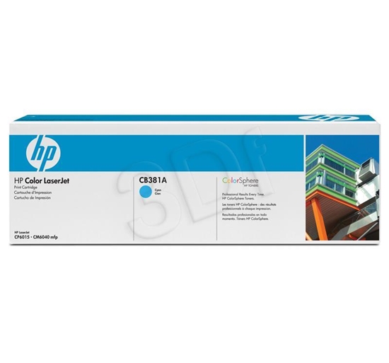 Picture of HP Toner CB 381 A cyan