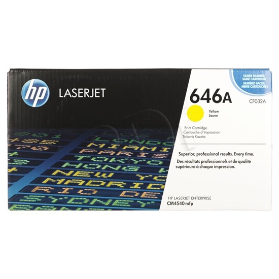 Picture of HP 646A Yellow Original LaserJet Toner Cartridge