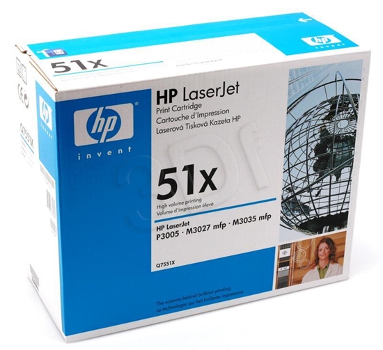 Picture of HP 51X High Yield Black Original LaserJet Toner Cartridge