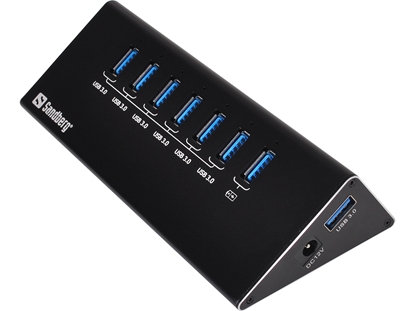 Attēls no Sandberg USB 3.0 Hub 6+1 ports