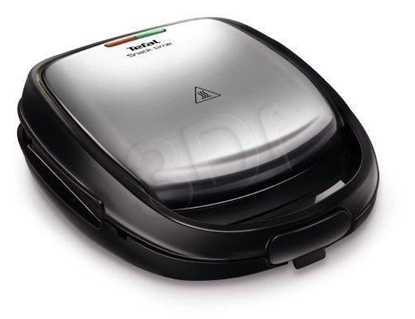 Picture of Tefal SW341D12 sandwich maker 700 W Black, Stainless steel