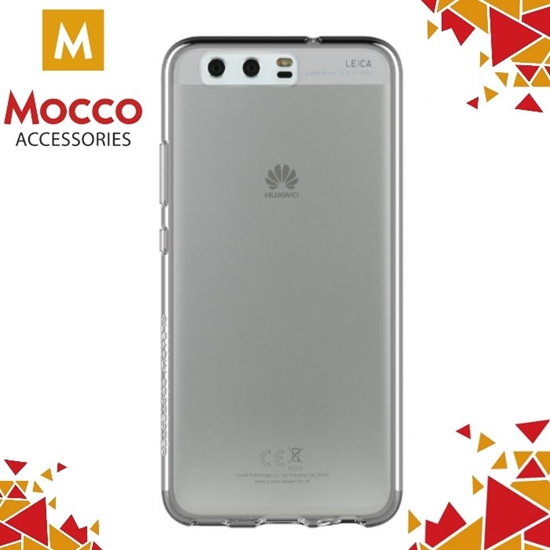 Picture of Mocco Ultra Back Case 0.3 mm Silicone Case for Huawei P8 Lite / P9 Lite (2017) Transparent-Black