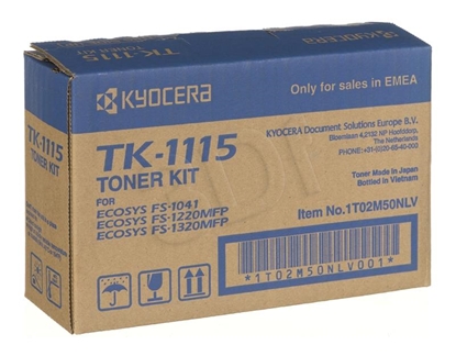 Изображение KYOCERA TK-1115 toner cartridge 1 pc(s) Original Black