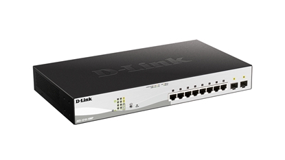 Attēls no D-Link DGS-1210-10MP network switch Managed L2/L3 Gigabit Ethernet (10/100/1000) Power over Ethernet (PoE) Black