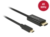 Изображение Delock Cable USB Type-C™ male > HDMI male (DP Alt Mode) 4K 60 Hz 1 m black