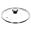 Picture of Tefal 28097612 pan lid Round Black, Stainless steel, Transparent