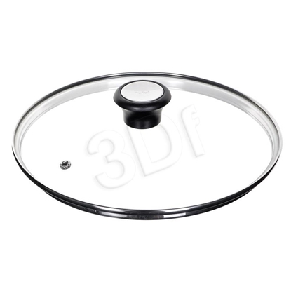 Attēls no Tefal 28097612 pan lid Round Black, Stainless steel, Transparent