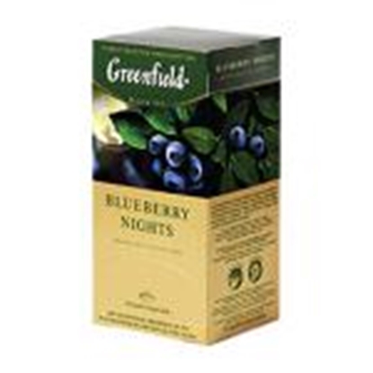 Изображение GREENFIELD Blueberry Nights melnā tēja 25 x 1.5g.