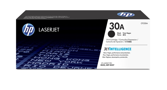 Изображение HP 30A Black Laser Toner Cartridge, 1600 pages, for HP LaserJet Pro M227sdn,227fdw,M203dw,M203dn