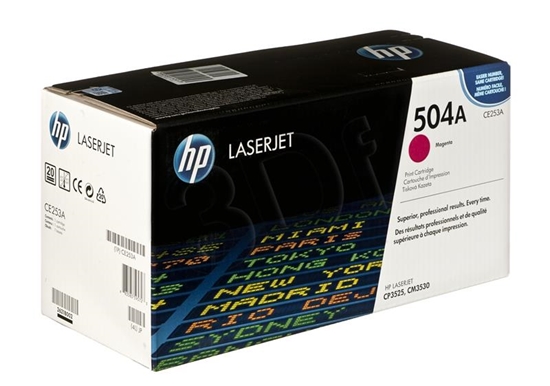 Picture of HP Toner CE 253 A magenta No. 504 A