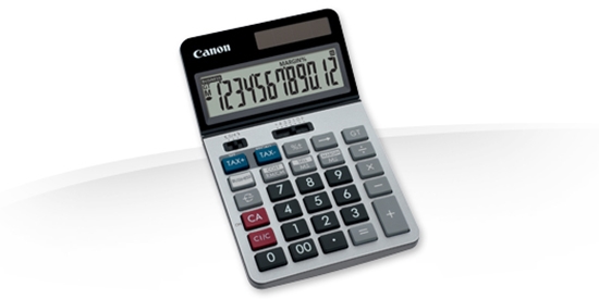 Picture of Canon KS-1220TSG calculator Desktop Black, Blue, Red, Silver