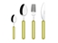 Изображение ViceVersa Offset Cutlery Set 24 green 16511