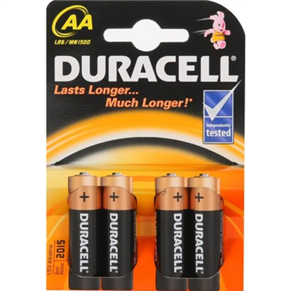 Изображение Duracell | AA/LR6 | Alkaline Basic MN1500 | 4 pc(s)