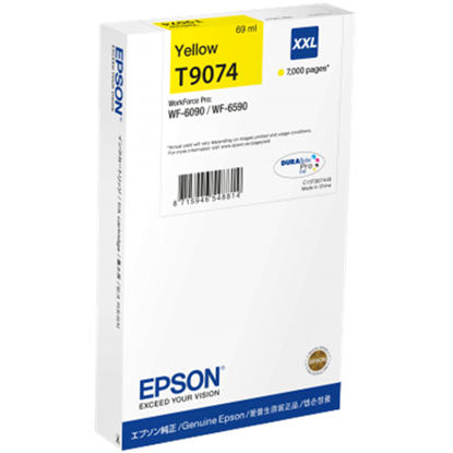 Attēls no Epson WF-6xxx Ink Cartridge Yellow XXL