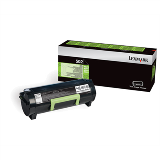 Изображение Lexmark 502 toner cartridge 1 pc(s) Original Black