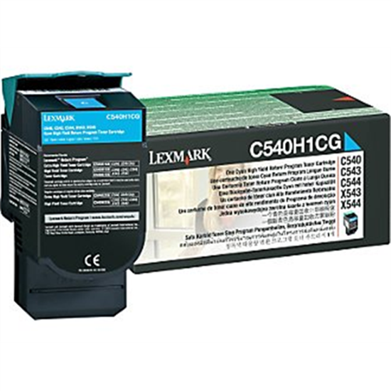 Picture of Lexmark C540H1CG toner cartridge 1 pc(s) Original Cyan