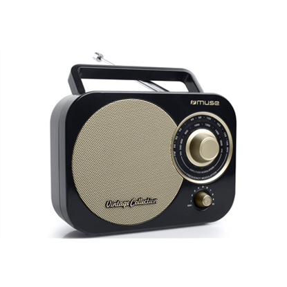 Attēls no Muse | Portable radio | M-055RB | AUX in | Black/Gold