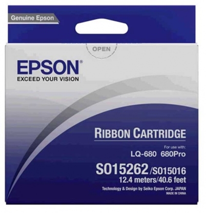 Picture of Epson Ribbon Cartridge  S 015262 black