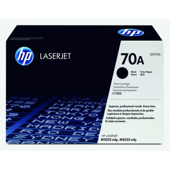 Picture of HP 70A Black Original LaserJet Toner Cartridge