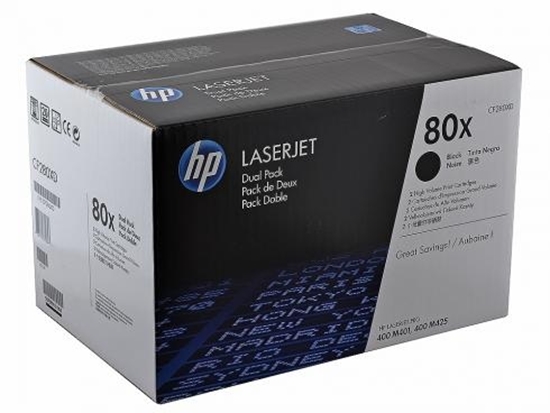 Изображение HP Toner CF 280 XD Twin Pack black No. 80 X