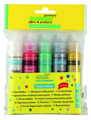 Attēls no STANGER Pearl marker, 5x25 ml, 960028