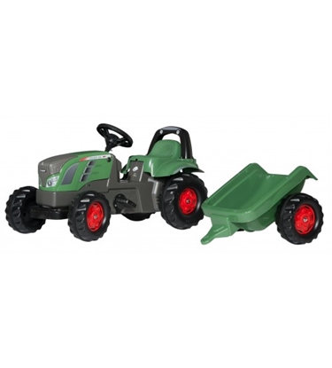 Изображение Traktors ar pedāļiem un piekabi Rolly Kid Fendt 516 Vario 013166 (2,5-5 gadiem) Vācija