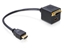 Picture of Delock Adapter HDMI male to HDMI + DVI25 female