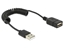 Picture of Delock Extension Cable USB 2.0-A male  female coiled cable