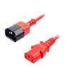 Picture of Lindy IEC Extension Cable, Red, 0.5m