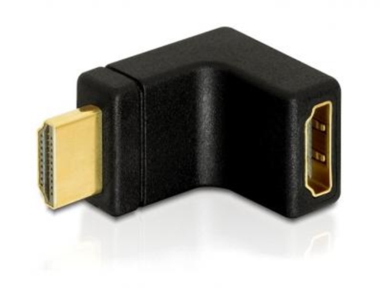 Picture of Delock Adapter HDMI male  HDMI female 90 up