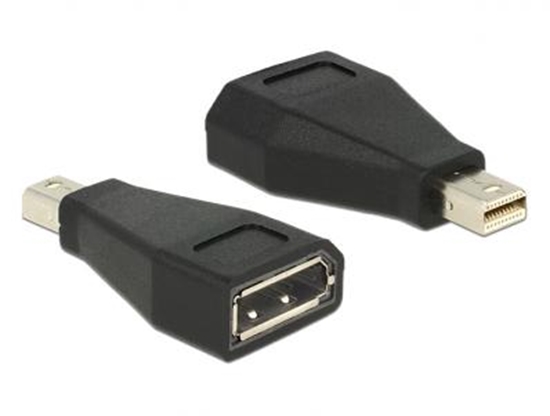 Picture of Delock Adapter mini Displayport 1.2 male  Displayport female black