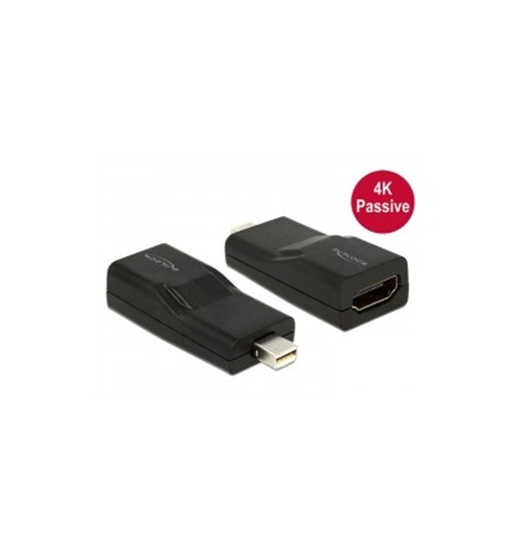 Picture of Delock Adapter mini Displayport 1.2 male - HDMI female 4K Passive black