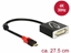 Attēls no Delock Adapter USB Type-C™ male > DVI female (DP Alt Mode) 4K 30 Hz