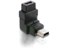 Picture of Delock Adapter USB-B mini 5pin malefemale 90angled