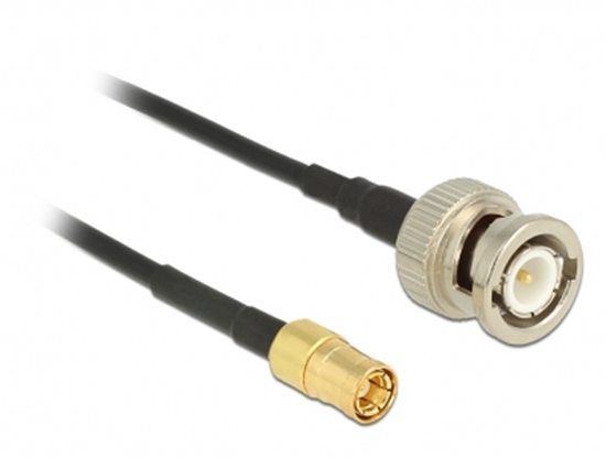 Picture of Delock Antenna Cable BNC Plug > SMB Plug RG-174 2 m